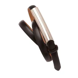 Slimline Black PU Leather Professional Women's Belt