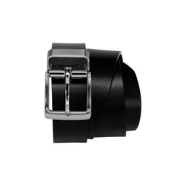 Mens Professional PU Leather Belt Black