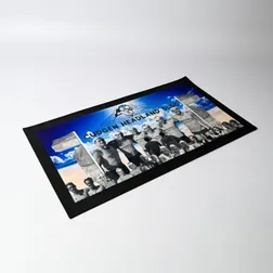 Mini Nitrile Rubber Base Absorbent Polyester Bar Runner