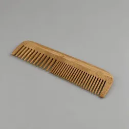 Silo Bamboo Comb with Dual Tooth Design
