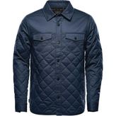 Bushwick Diamond Quilted Cotton Twill Jacket with Adjustable Hood