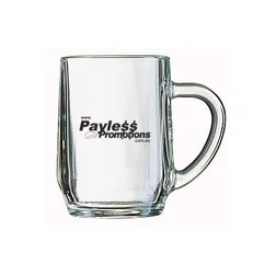 Engraved 570ml Glass Handle Mug for Events