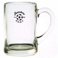Glass Tankard with Handle 450ml Corporate Branding