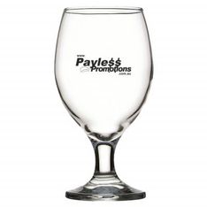Footed Glass Stemware With Print Branding