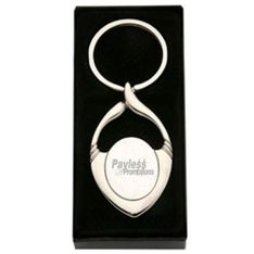 Victory Silver Alloy Keychain with Presentation Box