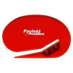 Oval Plastic Mail Opener with Branding Area