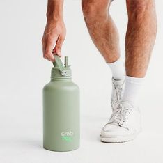 Byron Insulated Stainless Steel Drink Bottle with Carry Handle