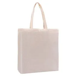 140gsm Natural Cotton Tote Bag with Gusset and Long Handles