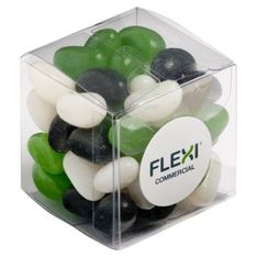 Mini Jelly Bean Filled Soft Cube 60g Corporate Gift