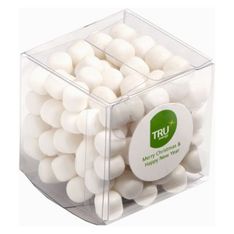 Chewy Mint Cube 60g Promotional Confectionery with Full Colour Sticker