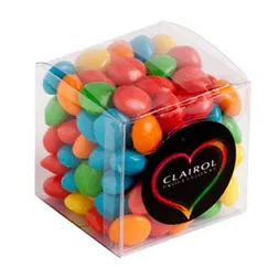CC013K Skittles Look-Alike Filled Soft Branded Cubes - 110g