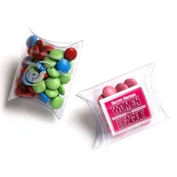 CC018D2 Smarties Look-Alike (Mixed Colours) Filled Pillow Pack Logo Lolly Bags - 25g