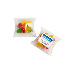 CC018Q2 Mixed-Lollies Filled Pillow Pack Branded Lolly Bags - 25g