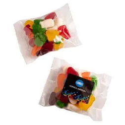 CC036C2 Mixed-Lollies Filled Branded Lolly Bags - 100g