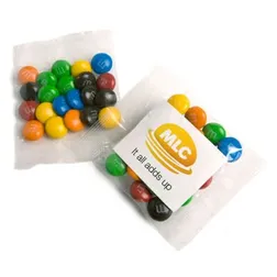 CC040A2 Mini M&M (Mixed Colours) Filled Branded Lolly Bags - 25g