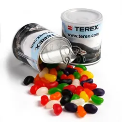 CC045A Mini Jelly Bean (Mixed Or Corporate Colours) Filled Corporate Cans - 200g