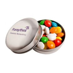 Chewy Fruit Tin Wedding Favours with Full Colour Sticker