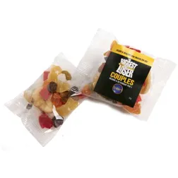 CC050T2 Dried Fruit Filled Logo Lolly Bags - 20g