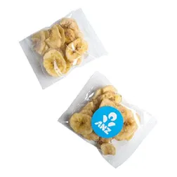 CC050Z25 Banana Chips Filled Branded Lolly Bags - 25g