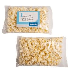 Buttered Popcorn Snack Bag With Sticker Print