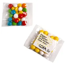 CC061A2 Skittles Look-Alike Filled Logo Lolly Bags - 25g