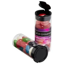 CC062A Mini Jelly Bean Filled Branded Tubes - 35g