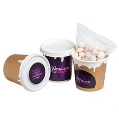Moon Sticker Mint Filled Takeaway Coffee Container