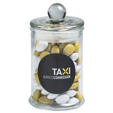 Glass Smarties Look-Alike Filled Jars 115g