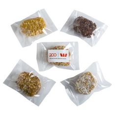 Protein Ball Snack Bags with Full Colour Stickers