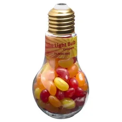 CC074A Mini Jelly Bean Filled Branded Light Bulbs - 100g