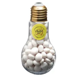 CC074C1 Chewy Mint Filled Branded Light Bulbs - 100g