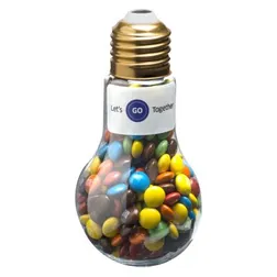 CC074D M&M Filled Branded Light Bulbs - 100g