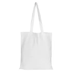 Colouring White Calico Bag No Gusset 140gsm Natural Cotton