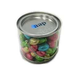 CCE014 Medium Branded Buckets Filled With Easter Eggs - 50 x 400g