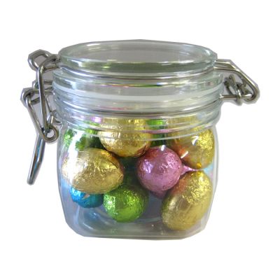CCE017 Small Branded Canisters Filled With Easter Eggs - 16 x 130g