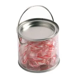 CCX017 Candy Cane Filled Medium Corporate Buckets
