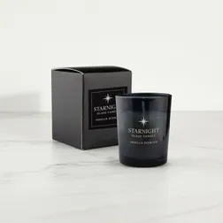 StarNight Vanilla Scented Glass Jar Candle 50g
