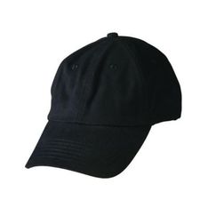 Heavy Brushed Cotton Unstructured Baseball Cap with Velcro Closure