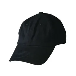 Heavy Brushed Cotton Unstructured Baseball Cap with Velcro Closure