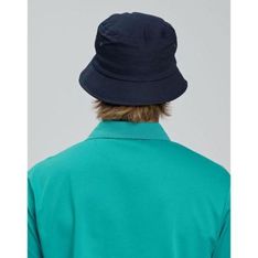 Enzyme Washed Cotton Bucket Hat with Contrast Underbrim