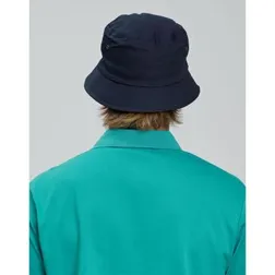 Enzyme Washed Cotton Bucket Hat with Contrast Underbrim