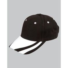 Heavy Brushed Cotton Structured Contrast Peak Velcro Cap