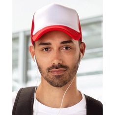 Padded Polyester Nylon Mesh Trucker Cap