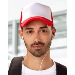 Padded Polyester Nylon Mesh Trucker Cap