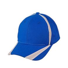 Heavy Brushed Cotton Twill Baseball Cap with Contrast X Detail