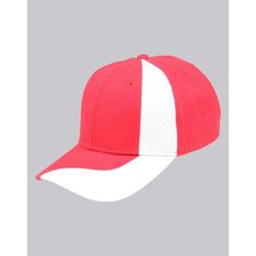 Heavy Brushed Cotton Twill Baseball Cap with Contrast Stripe