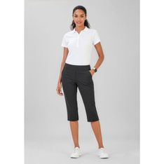 Jane Womens Three Quarter Length Stretch Pants