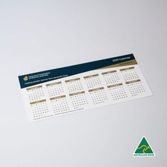 Compact Magnetic Desk Calendar with Textured Laminate