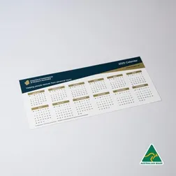 Compact Magnetic Desk Calendar with Textured Laminate