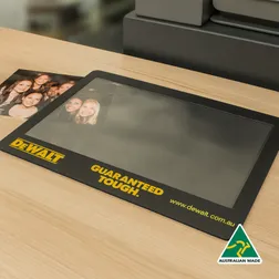 Framed Insert Counter Mat A3 Hard PVC Natural Rubber Base